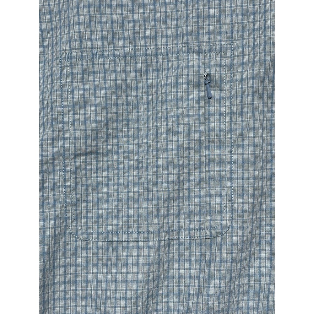 Mossy Oak Fishing Blue Performance Vented Shirt‎ Button Down SZ XL Boating - Picture 7 of 16